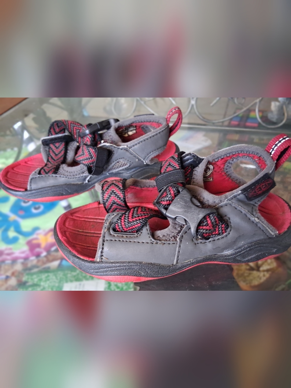 Kids Keen Red Sport Sandals